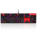 MotoSpeed CK104 Wired Mechanical RGB Black Keyboard with Red Switch